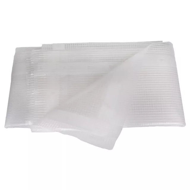 Bâche de couverture transparente film de grille 4 x 6 m bâche en tissu film de couverture bâche de protection