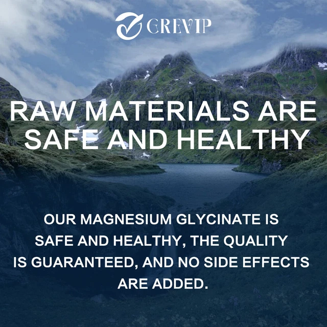 MAGNESIUM GLYCINATE with Zinc B6 & D3 Sleep Energy Muscle Recovery