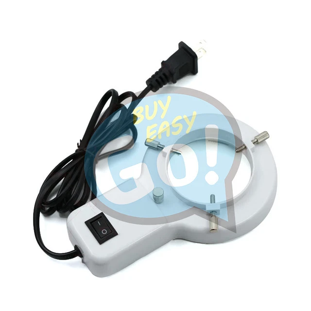 New RING LIGHT FLUORESCENT FOR MICROSCOPE 8W 60MM INSIDE DIAMETER WHITE