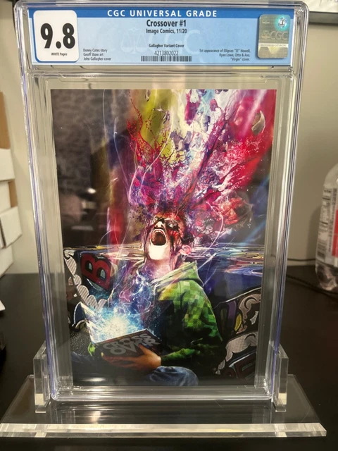 Crossover #1 Cgc 9.8 Gallagher Hive Comics Virgin Variant 550 Copies Printed