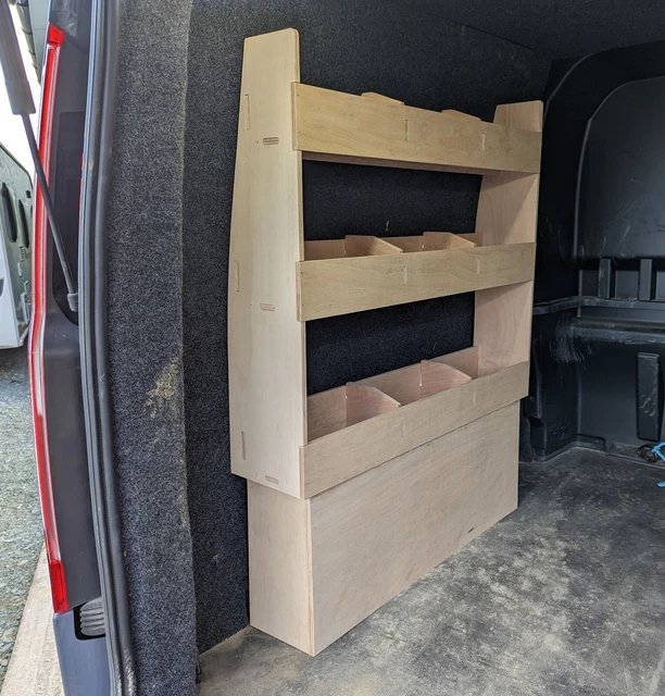 FORD TRANSIT CUSTOM Plywood Van Shelving Van Racking Tool Storage over