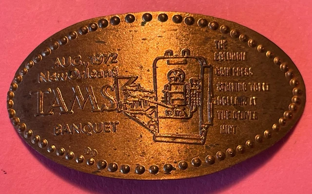 TAMS Banquet, New Orleans 1972 (Dottie DOW -283) on Candian 1₵