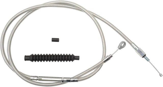 LA Choppers 18-20in Stainless Steel Clutch Cable Harley Fatboy 2007-2011