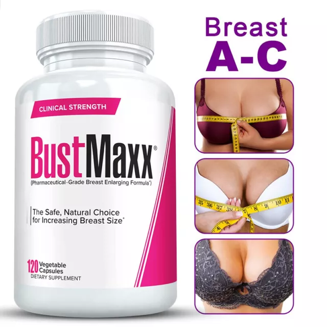 Bustmaxx Capsules - Natural Breast Augmentation Supplement, Female Enhancement