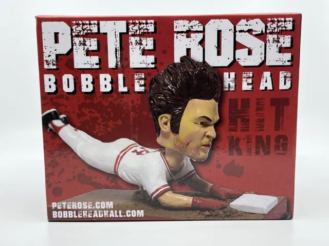 Pete Rose Charlie Hustle Cincinnati Reds Sliding Bobblehead New