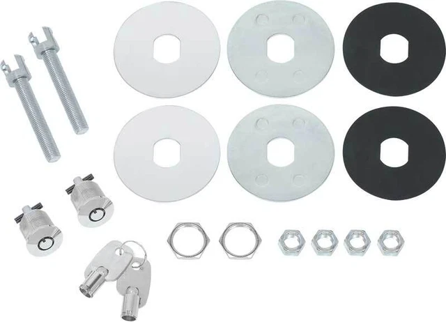 High Security Locking Hood Pin Set; Stainless Steel High Security Locking Hood Pin Set; Stainless Steel