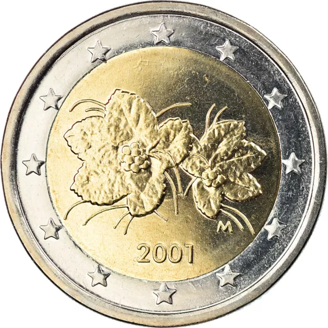 [#795325] Finlande, 2 Euro, 2001, Vantaa, SPL, Bi-Metallic, KM:105