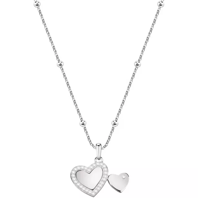 Collier MORELLATO Femme Love Acier Double Coeur S0R18