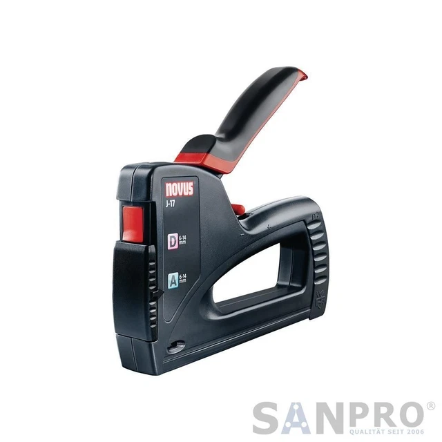 NOVUS Agrafeuse Manuelle J-17 Dual Travailleur - en Plastique