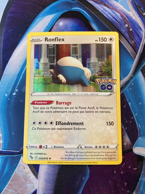 Pokemon Card Ronflex HOLO 055/078 - EB10.5 Pokemon GO FR