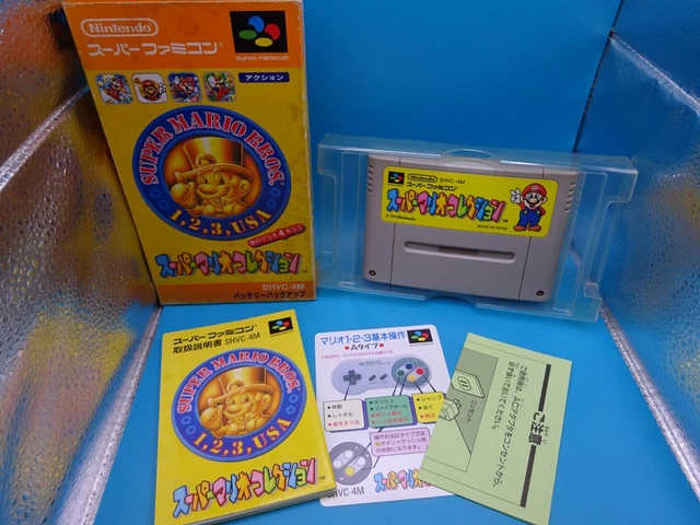 VALISE CASE SUPER Mario Bros. Collection Nintendo Super Famicom SFC