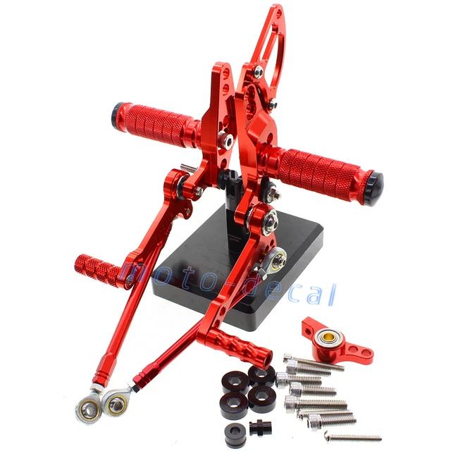 CNC Rearset Footrest For 2009-2014 Streetfighter 848 Foot Pegs Pedals Shifter