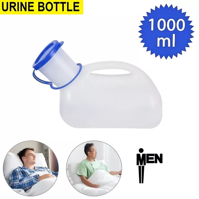 1000ml Male Urine Portable Pee Bottle Camping Outdoor Travel Urinal Car Toilet