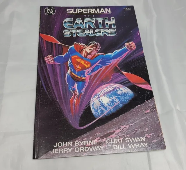 Superman The Earth Stealers DC GRAPHIC NOVEL 1988  TPB Comic Book