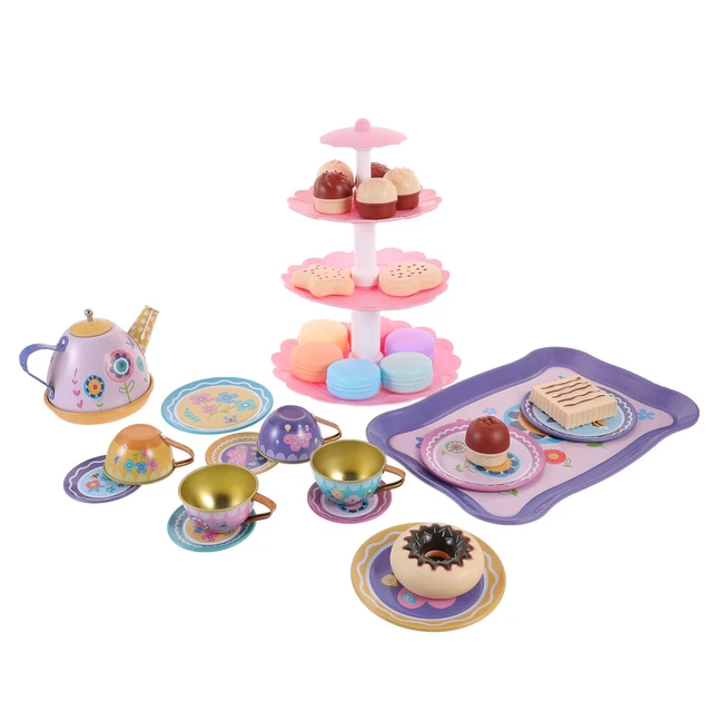 Jouets Pour Tout-petits Fille Décorations De Thé Enfant Bouilloire Les Fleurs