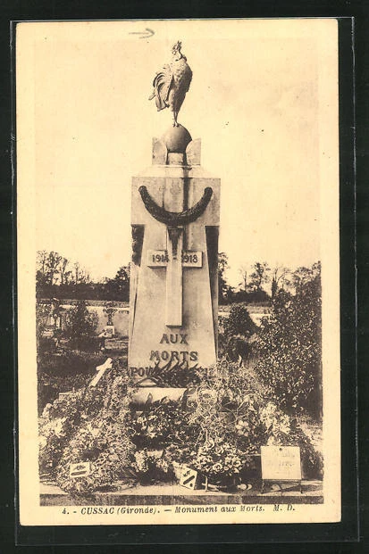 CPA Cussac, Monument aux Morts 1952