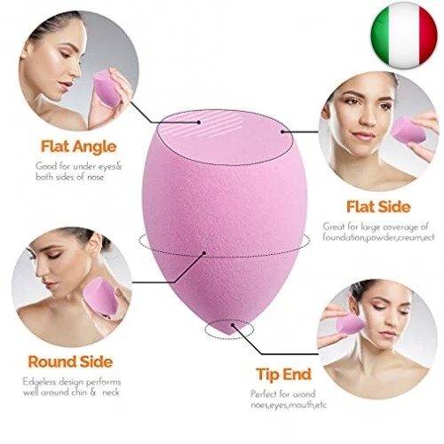 HEYMKGO - Pennelli Make Up professionali Set di 12 pennelli trucco vegani 5