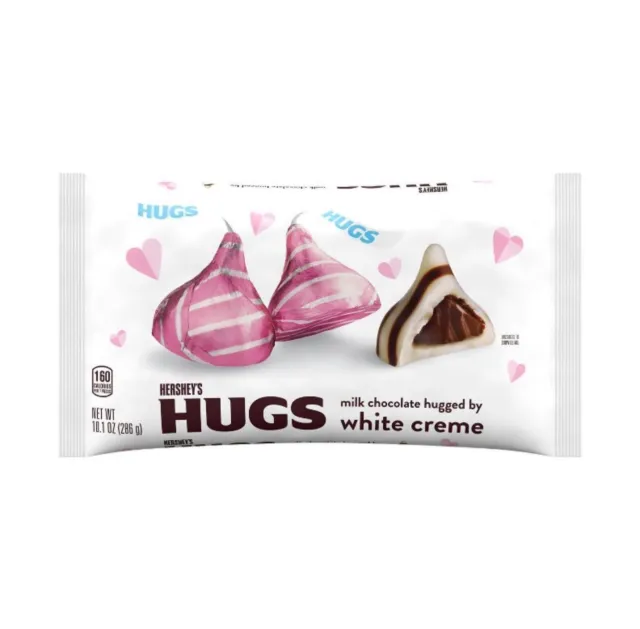 🍫 Brand New Limited Hersheys Kisses Milk Chocolate White Creme Valentine