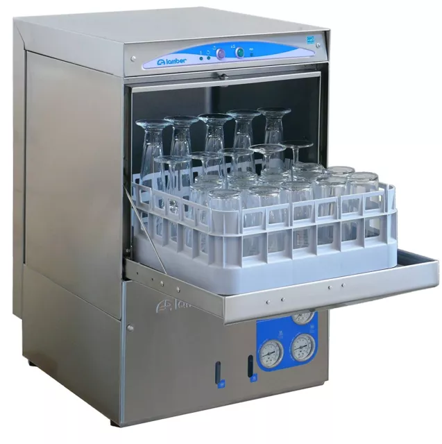 Eurodib DSP3 S/s Lamber Glass Washer 30 Racks/Hour Capacity 3200 Watts