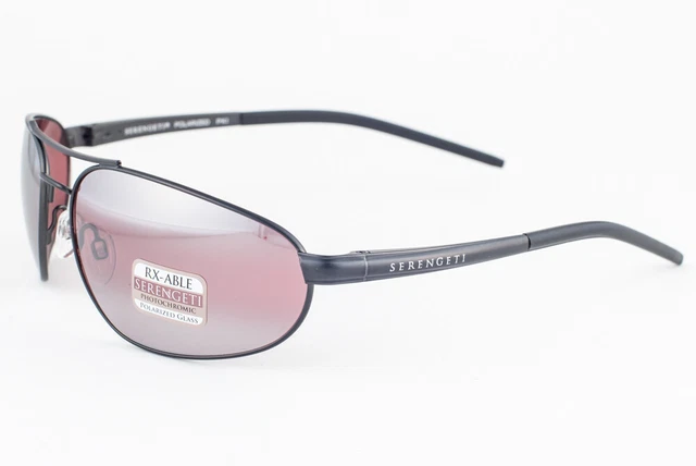 Serengeti Como Satin Dark Gun / Sedona Bi Mirror Polarized Sunglasses 8396