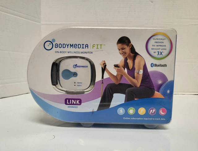 BodyMedia Fit LINK Armband Weight Management System Bluetooth Wireless Monitor