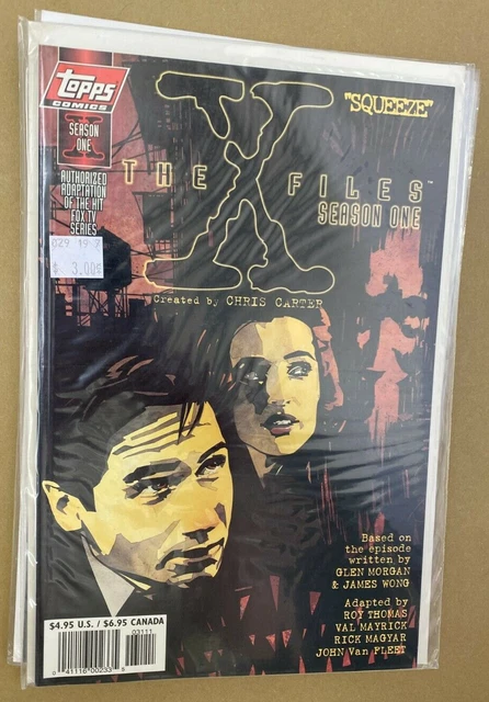 X-Files season one SQUEEZE 1A main Topps comics 1997 NM well kept