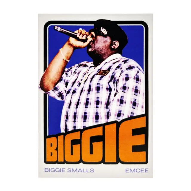BIGGIE SMALLS Notorious BIG Hip-Hop Trading Card 1972 NBA Topps Design