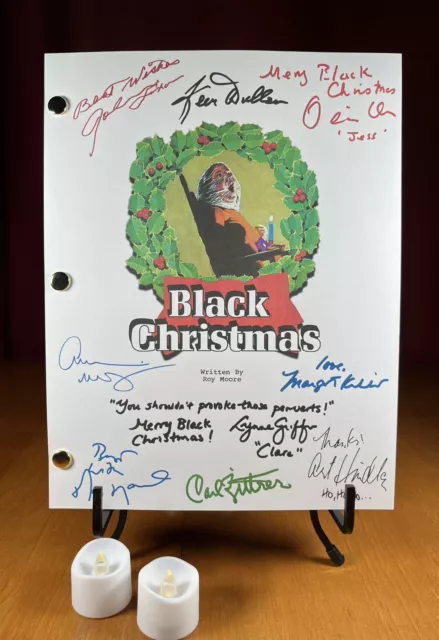 Black Christmas Script Signed- Autograph Reprints- 160 Pages