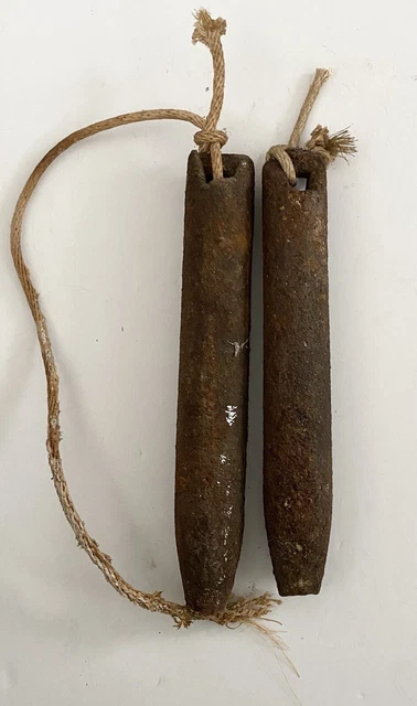 Antique Heavy Metal Window Sash Weights #1 Of 3