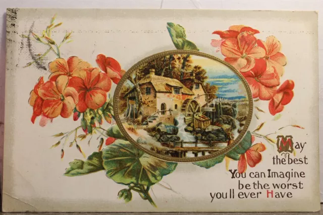 Greetings Imagine the Worst You'll Ever Have Postcard Old Vintage Card View Post