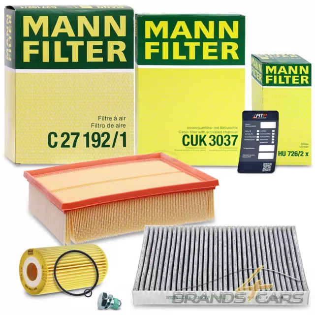 Mann-Filter Inspektionspaket Filtersatz A Für Audi A4 B6 B7 8H Cabrio 1.9 Tdi