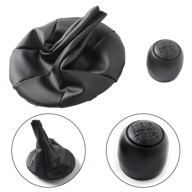 Pommeau Levier De Vitesse Fibre Carbone Pour Fiat 500 / 500C (2007-2018)