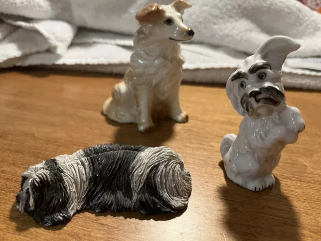 Dog Figurine Collection (3)