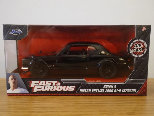 BRIAN´S NISSAN SKYLINE GT-R (R34) Fast and Furious blau 1:24 Jada Toys EUR 24,95 - DE