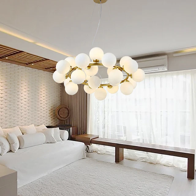 Modern Bubble Ball Chandelier LED Pendant Lamp Ceiling Light Dining Room Lamp