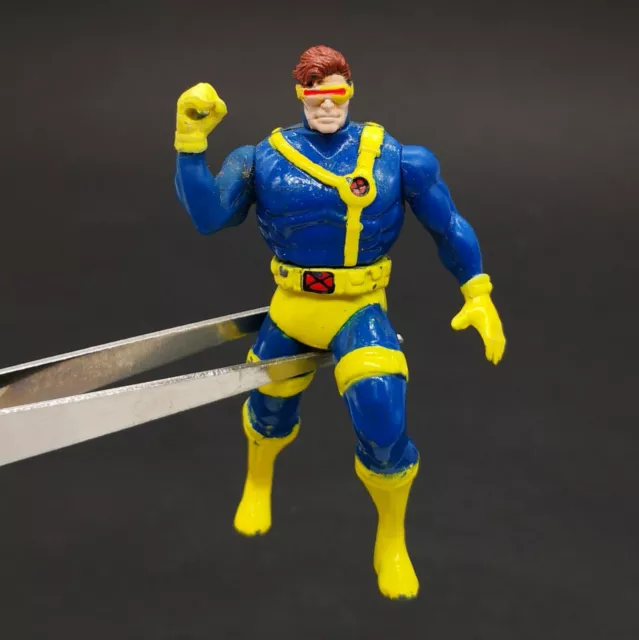Marvel X-men Steel Mutants CYCLOPS Diecast Metal 2.5" Action Figure Toybiz