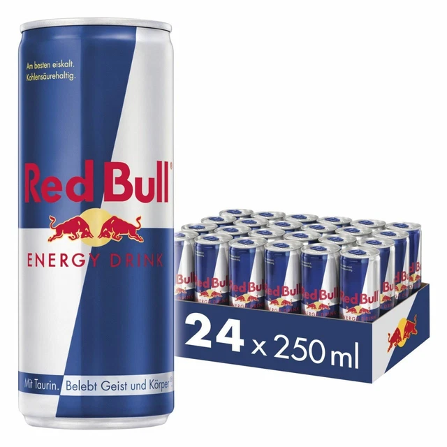 DOSE RED BULL Energy Drink 24 x 250ml incl. Pfand 0,25 €/Ct Einweg EUR 31,68 PicClick FR
