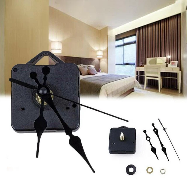 LONG HAND QUARTZ Clock Movement Mechanism Kit Battery Thread Powered