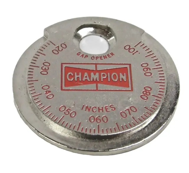 Vintage Champion Spark Plugs USA CT481 Taper Gap Gauge Old Opener Tool #MZ