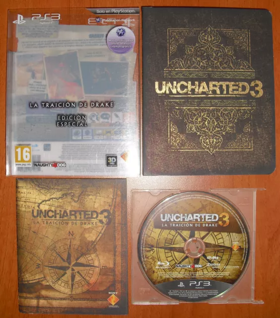 Uncharted 3: La Traición de Drake Edición Especial, PlayStation 3 PS3, Ver. ESP