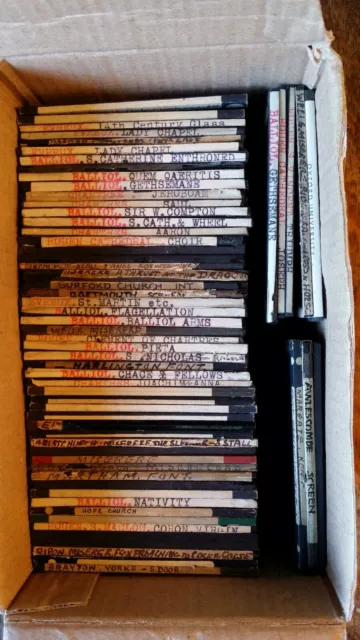 Antique / Vintage Job Lot Collection Magic Lantern Slides - Church Architecture
