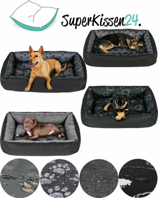 Cama Perro para Perros y Gato - Impermeable Cama De Perro 85x65 120x90