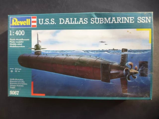 1:400  Revell 5067  U.S.S. DALLAS Submarine SSN