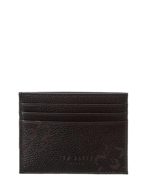 Ted Baker Havey Leather Card Holder Men's Black O/S