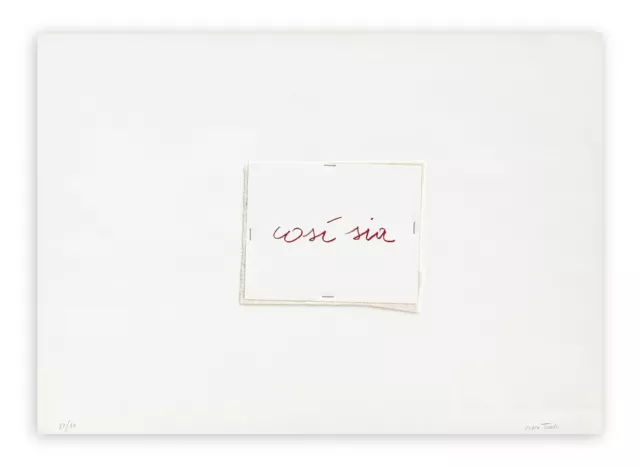 TACCHI CESARE Serigrafia su carta 60x80 cm esemplare 94/100