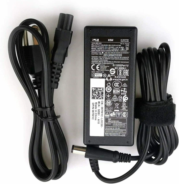 65W AC Adapter Battery Charger For DELL Latitude E5250 E5440 E5450 E5540 E5550