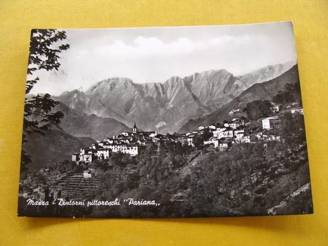 (FG.RR136) PARIANA di MASSA - PANORAMA (vg 1953, ed. Zannoni & c.)