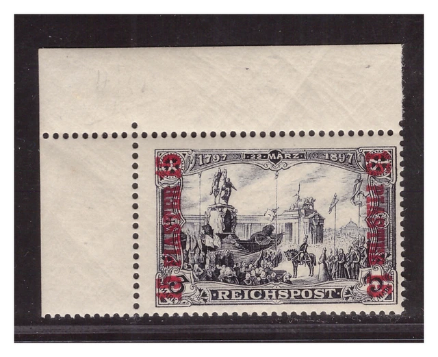 DP Türkei Minr. 22 I / I Eckrand ** gepr. BPP   Mi.: 220 Euro ++