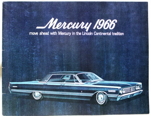 1966 Mercury Automobile Car Advertising Sales Dealer Brochure Guide Vintage Ford