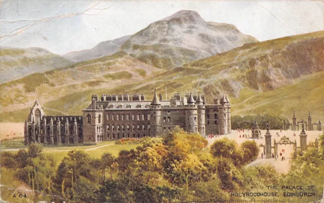 Edinburgh Lothians Palace of Holyrood Postcard (D502)